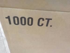 lot 405 image: case of 1000 8 oz food containers...