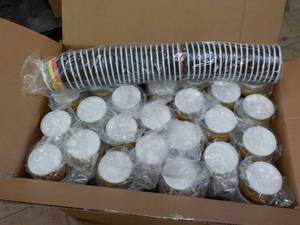 lot 406 image: case of 1000 8 oz food containers...