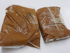 lot 419 image: 2 5 lb. bags frozen taco sauce with...