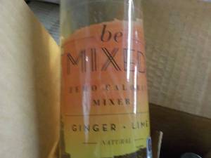 lot 450 image: case of 12 bottles beMixed ginger l...