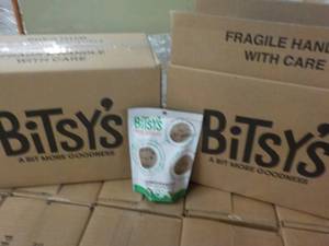 lot 455 image: 2 cases Bitsys gingerbread cookies...