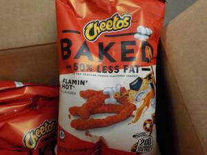 lot 466 image: 2 cases Cheetos Flamin Hot Snacks ...