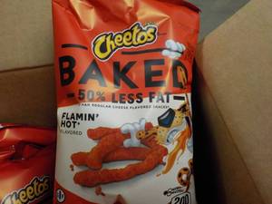 lot 467 image: 2 cases Cheetos Flamin Hot Snacks ...