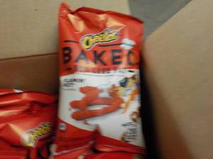 lot 468 image: 2 cases Cheetos Flamin Hot Snacks ...