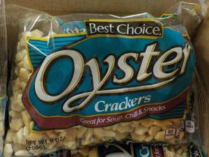 lot 472 image: 2 cases Oyster crackers - 12 bags e...