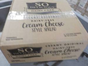 lot 479 image: case of Dairy Free Cream Cheese...