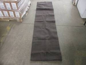 lot 43 image: Berber 22x90 brown runner rug...