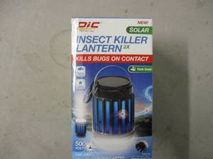 lot 66 image: Pic solar powered insect killing la...