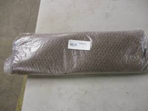 lot 86 image: berber sand colored corner rug, 20...