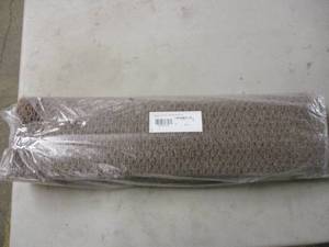 lot 87 image: berber sand colored corner rug, 20...