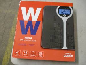 lot 104 image: WW digital BMI precision scale...
