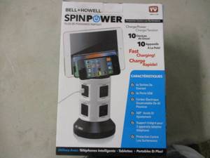 lot 118 image: Bell and Howell spinpower charging ...