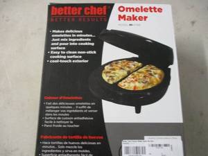 lot 120 image: Better Chef omelet maker...