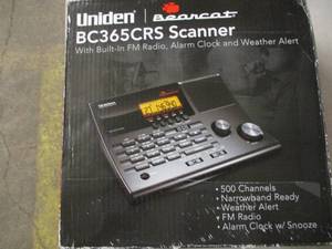 lot 128 image: Bearcat Uniden BC365CRS scanner (re...