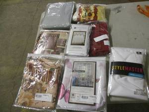 lot 151 image: Misc. window blinds and other fabri...