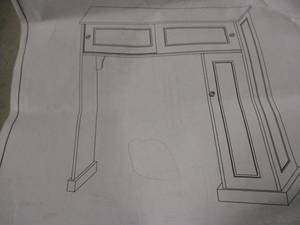 lot 167 image: white toilet storage cabinet...