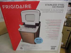 lot 188 image: Frigidaire stainless steel ice make...