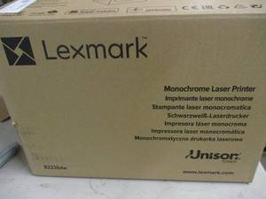 lot 190 image: Lexmark monochrome laser printer...