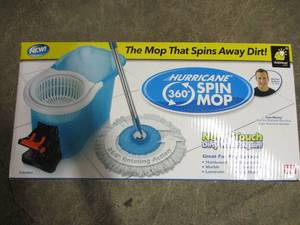 lot 197 image: Hurricane 360 degree spin mop...