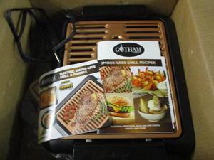 lot 338 image: Gotham steel smokeless electric gri...