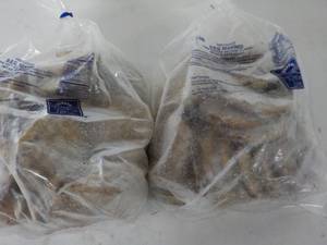 lot 498 image: 2 5 pound bags of frozen BBQ seasoned pork patties