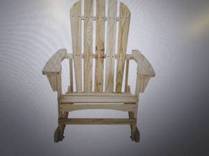 adirondack wooden rocking chair the...