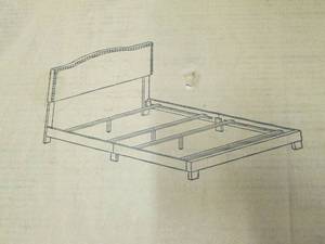 hillsdale furniture full upolstered...