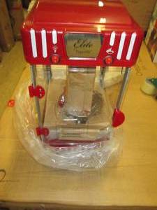 Red kettle popcorn popper, instruct...