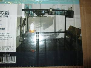 over the sink organizer, black look...