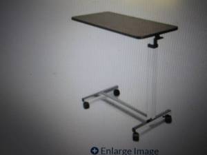 Lumex overbed table, looks new, ass...