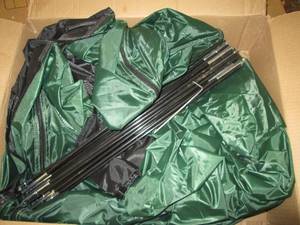 instant outdoor storage tent, green...