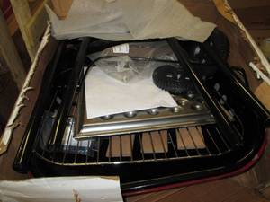Meco charcoal grill, red top, needs...