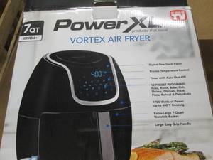 powe XL vortex air fryer powers on ...
