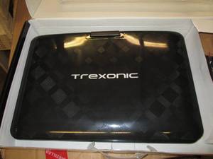 Trexonic portable dvd player, power...