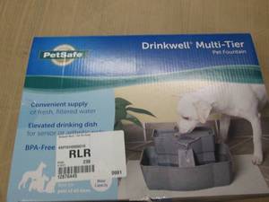 Petsafe multi-tier pet fountain...