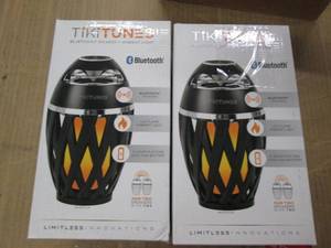 2 tiki tunes bluetooth speakers w ...