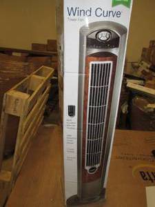 Lasko Wind curve, powers on and fan...