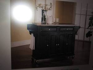 Crosley kitchen islandcart, black,...