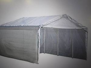 10 x 20 3 in 1 white canope, open...