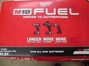 Milwaukee M18 Fuel 3-tool combo kit...