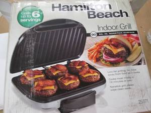 hamilton beach indoor grill, powers...