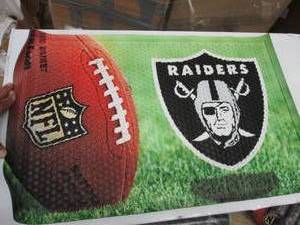 NFL Ball Scraper Mat Raiders...