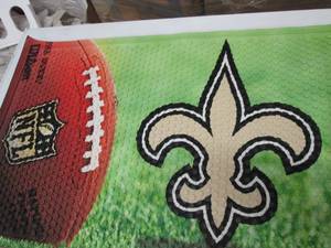 NFL Ball Scraper Mat Saints...