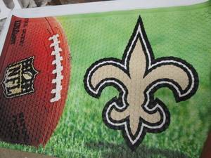 NFL Ball Scraper Mat Saints...