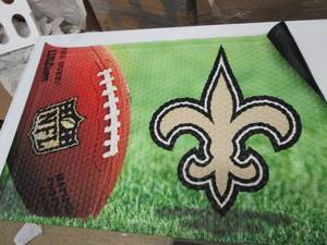 NFL Ball Scraper Mat Saints...