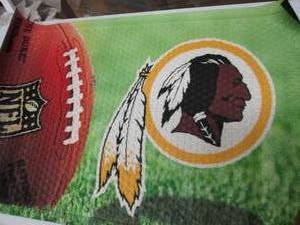 NFL Ball Scraper Mat red skins...