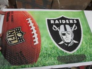 NFL Ball Scraper Mat Raiders...