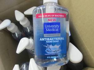 lot 9 image: 12- 8 oz Bottles Antibacterial Hand...