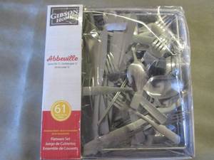 lot 49 image: Gibson Home Abbeville Flatware Set ...