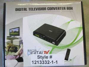 lot 29 image: Digital to Analog TV Convertor Box ...